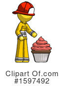 Yellow Design Mascot Clipart #1597492 by Leo Blanchette