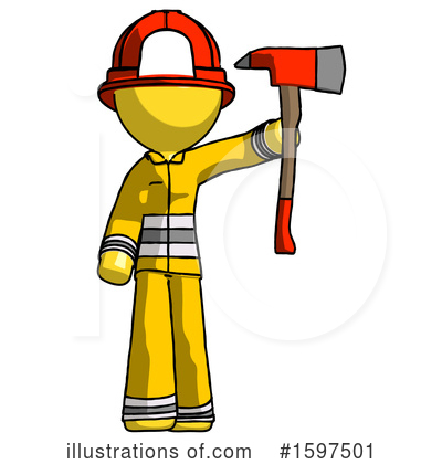 Royalty-Free (RF) Yellow Design Mascot Clipart Illustration by Leo Blanchette - Stock Sample #1597501