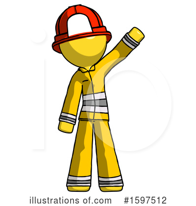 Royalty-Free (RF) Yellow Design Mascot Clipart Illustration by Leo Blanchette - Stock Sample #1597512