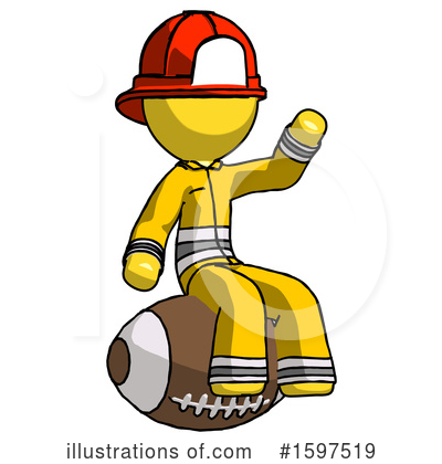 Royalty-Free (RF) Yellow Design Mascot Clipart Illustration by Leo Blanchette - Stock Sample #1597519
