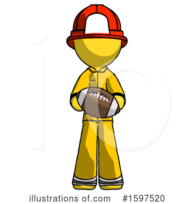 Royalty-Free (RF) Yellow Design Mascot Clipart Illustration by Leo Blanchette - Stock Sample #1597520