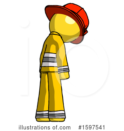 Royalty-Free (RF) Yellow Design Mascot Clipart Illustration by Leo Blanchette - Stock Sample #1597541