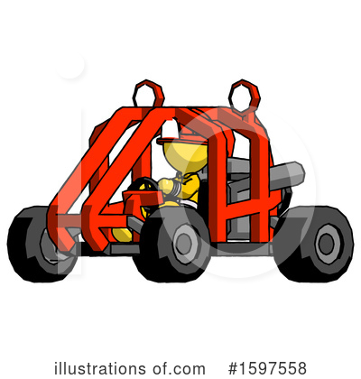 Royalty-Free (RF) Yellow Design Mascot Clipart Illustration by Leo Blanchette - Stock Sample #1597558