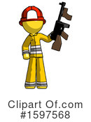 Yellow Design Mascot Clipart #1597568 by Leo Blanchette
