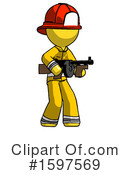 Yellow Design Mascot Clipart #1597569 by Leo Blanchette