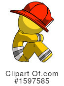 Yellow Design Mascot Clipart #1597585 by Leo Blanchette
