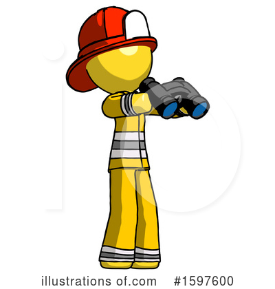 Royalty-Free (RF) Yellow Design Mascot Clipart Illustration by Leo Blanchette - Stock Sample #1597600