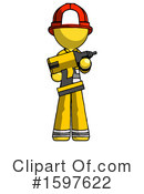 Yellow Design Mascot Clipart #1597622 by Leo Blanchette
