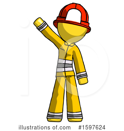 Royalty-Free (RF) Yellow Design Mascot Clipart Illustration by Leo Blanchette - Stock Sample #1597624