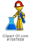 Yellow Design Mascot Clipart #1597658 by Leo Blanchette
