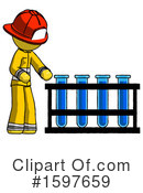 Yellow Design Mascot Clipart #1597659 by Leo Blanchette