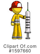 Yellow Design Mascot Clipart #1597660 by Leo Blanchette