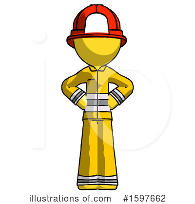Royalty-Free (RF) Yellow Design Mascot Clipart Illustration by Leo Blanchette - Stock Sample #1597662