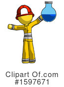 Yellow Design Mascot Clipart #1597671 by Leo Blanchette