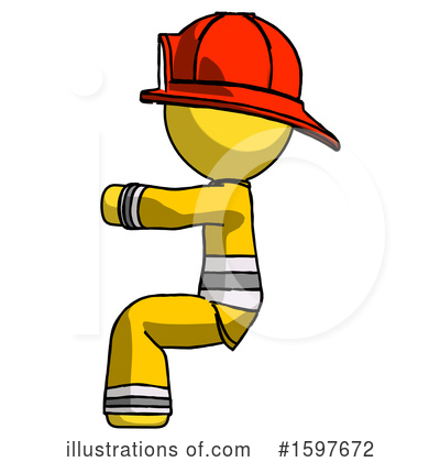 Royalty-Free (RF) Yellow Design Mascot Clipart Illustration by Leo Blanchette - Stock Sample #1597672
