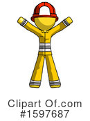 Yellow Design Mascot Clipart #1597687 by Leo Blanchette