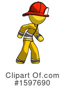 Yellow Design Mascot Clipart #1597690 by Leo Blanchette