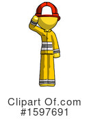 Yellow Design Mascot Clipart #1597691 by Leo Blanchette
