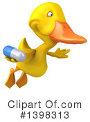 Yellow Duck Clipart #1398313 by Julos