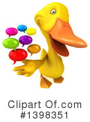Yellow Duck Clipart #1398351 by Julos