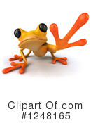 Yellow Frog Clipart #1248165 by Julos