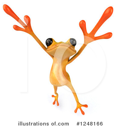 Yellow Frog Clipart #1248166 by Julos