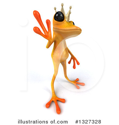 Yellow Frog Clipart #1327328 by Julos