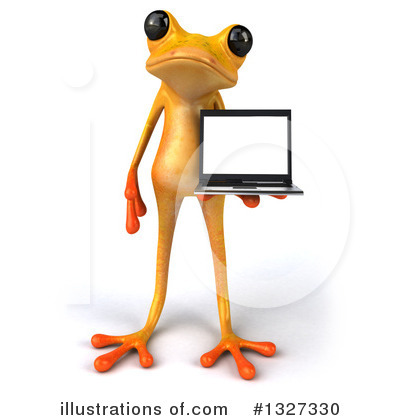Yellow Frog Clipart #1327330 by Julos