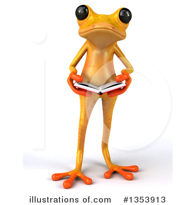 Yellow Frog Clipart #1353913 by Julos