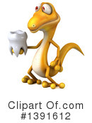 Yellow Gecko Clipart #1391612 by Julos