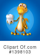 Yellow Gecko Clipart #1398103 by Julos