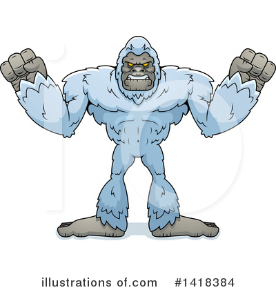 Yeti Clipart #1418384 by Cory Thoman