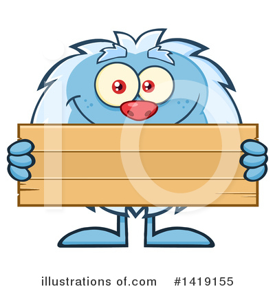 Royalty-Free (RF) Yeti Clipart Illustration by Hit Toon - Stock Sample #1419155