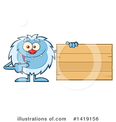 Royalty-Free (RF) Yeti Clipart Illustration by Hit Toon - Stock Sample #1419156