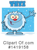 Yeti Clipart #1419158 by Hit Toon