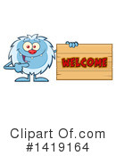 Yeti Clipart #1419164 by Hit Toon