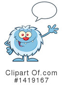 Yeti Clipart #1419167 by Hit Toon