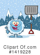 Yeti Clipart #1419228 by Hit Toon