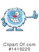 Yeti Clipart #1419229 by Hit Toon
