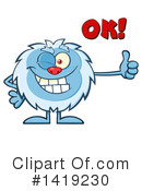 Yeti Clipart #1419230 by Hit Toon