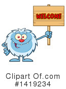 Yeti Clipart #1419234 by Hit Toon