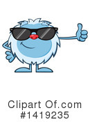 Yeti Clipart #1419235 by Hit Toon
