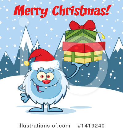 Royalty-Free (RF) Yeti Clipart Illustration by Hit Toon - Stock Sample #1419240