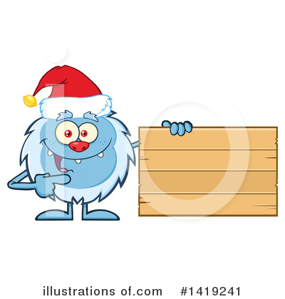 Royalty-Free (RF) Yeti Clipart Illustration by Hit Toon - Stock Sample #1419241