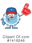 Yeti Clipart #1419246 by Hit Toon
