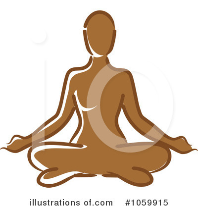 Royalty-Free (RF) Yoga Clipart Illustration by Rosie Piter - Stock Sample #1059915