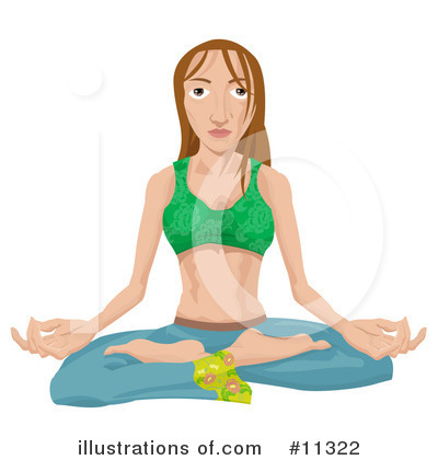 Royalty-Free (RF) Yoga Clipart Illustration by AtStockIllustration - Stock Sample #11322