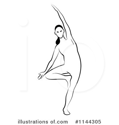 Royalty-Free (RF) Yoga Clipart Illustration by Frisko - Stock Sample #1144305