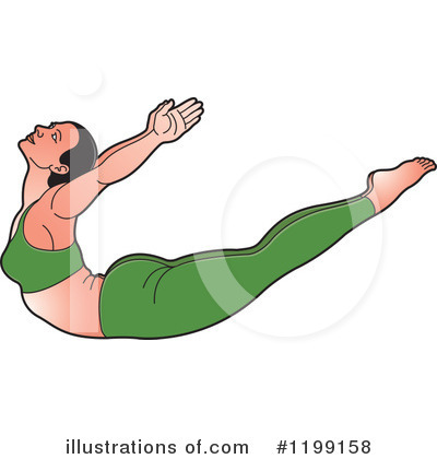 Royalty-Free (RF) Yoga Clipart Illustration by Lal Perera - Stock Sample #1199158