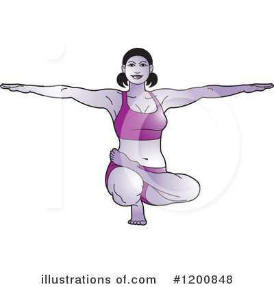 Royalty-Free (RF) Yoga Clipart Illustration by Lal Perera - Stock Sample #1200848